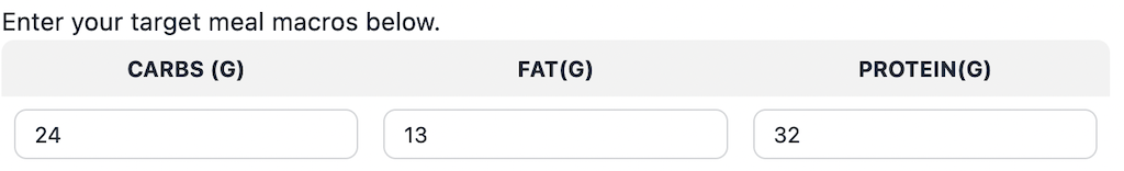 Target macros